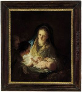 Maria Mit Dem Kind Und Drei Engeln Maria Mit Dem Kind Und Drei Engeln