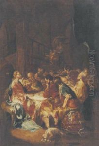 The Last Supper by Martin Johann (Kremser Schmidt) Schmidt