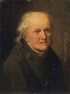 Portrait Of An Elderly Man In A Green Coat