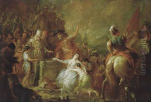 Die Opferung Der Tochter Jephtas by Martin Johann (Kremser Schmidt) Schmidt