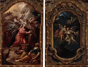Christ In The Garden Of Gethsemane by Martin Johann (Kremser Schmidt) Schmidt