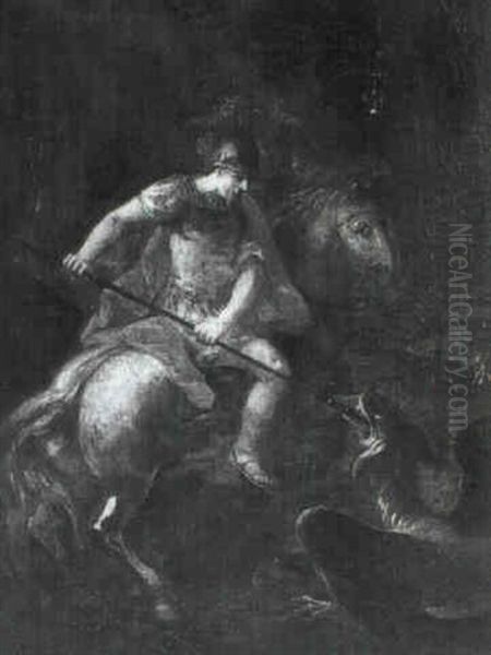 St. Georg Im Kampf Mit Dem Drachen - view 1