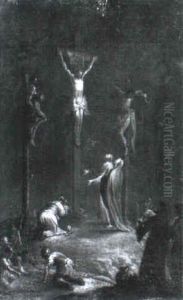 Die Kreuzigung Christi by Martin Johann (Kremser Schmidt) Schmidt