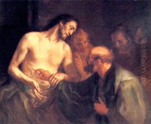 Christus Bekehrt Den Unglaubigen Thomas