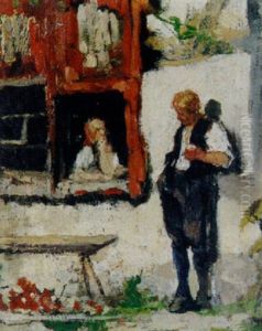 Feierabend Auf Dem Bauernhof by Theodor Schmidt