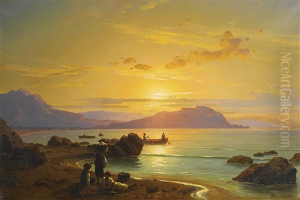 Fishermen Near Abaya, Asia Minor - view 1
