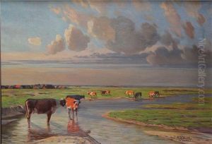 Landschaft Mit Kuhen Landschaft Mit Kuhen