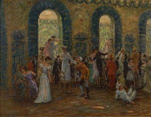 Reception Animee Par Une Compagnie De Clowns by Alexander Schmidt-Michelsen