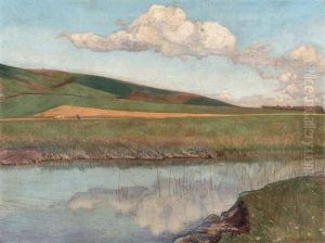Paysage Suisse A La Riviere