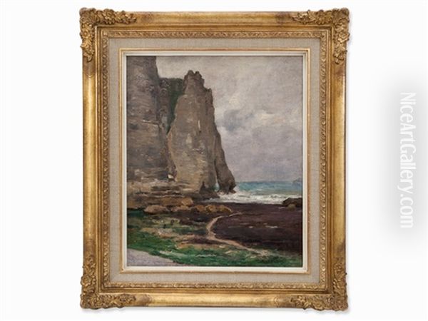 Clammer Near Etretat - view 1