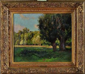 Paysage De Campagne by Paul Leon Felix Schmitt