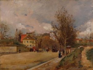 La Porte De Chatillon by Paul Leon Felix Schmitt