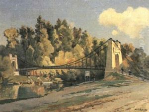 La Passerelle De Creteil by Paul Leon Felix Schmitt