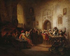 Soldaten In Einem Speisesaal by Hermann Schmitz