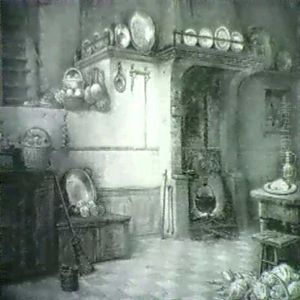 Kucheninterieur by Hermann Schmitz