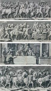 Serie Di Venticinque Incisioni (da Giulio Romano) by Claudine Bouzonnet-Stella