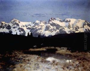 Benediktenwand In Der Morgensonne