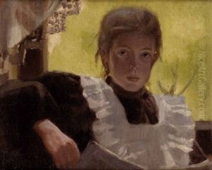 Madchenbildnis - Tochter Des Kunstlers