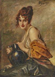Young Lady With Jug Young Lady With Jug