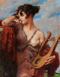 Woman With Lyre