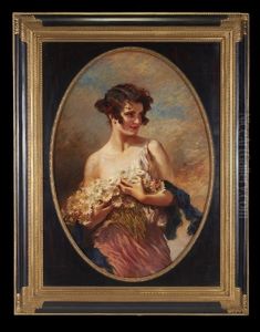 Young Woman With Daisies