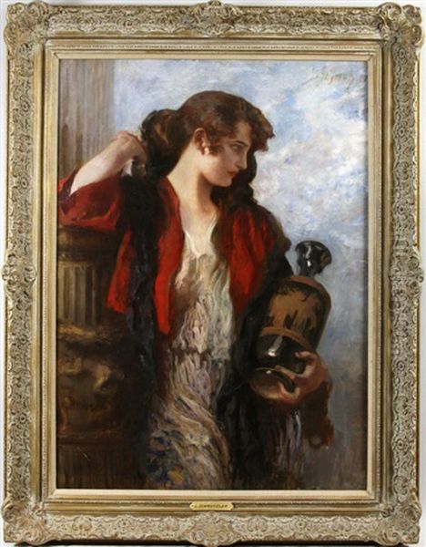 Woman With Jug - view 1