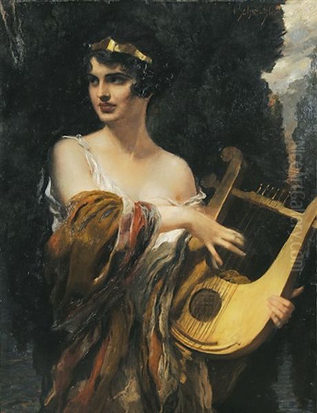 Die Muse Terpsichore Mit Der Lyra - view 1