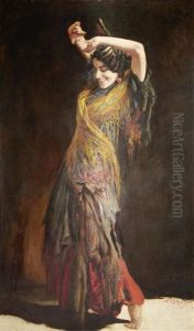 The Flamenco Dancer by Leopold Schmutzler