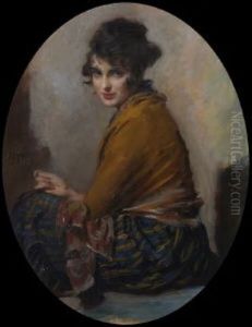 Damenbildnis by Leopold Schmutzler