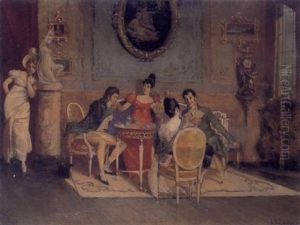 An Overheard Conversation by Leopold Schmutzler