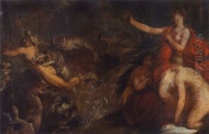 Diana Und Aktaon by Leopold Schmutzler