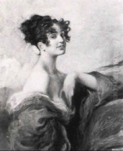 Junges Madchen Mit Hochgestecktem Haar by Leopold Schmutzler