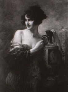 Portrat Einer Jungen Dame Mit Henkelvase Portrat Einer Jungen Dame Mit Henkelvase