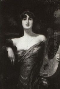 Dame Mit Lyra
