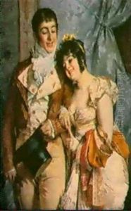 Auf Dem Weg Zum Ball by Leopold Schmutzler