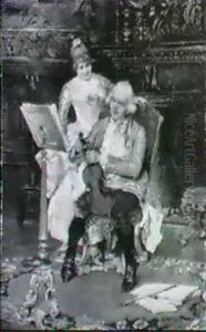 The Music Lesson. by Leopold Schmutzler