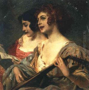 Musizierende Madchen