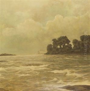 Der St. Lorenz Strom In Canada by Carl Wilhelm Hugo Schnars-Alquist