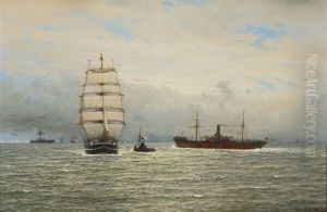 Shipping Traffic by Carl Wilhelm Hugo Schnars-Alquist