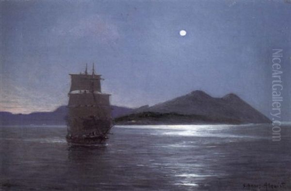 Abend In Der Bucht Von Rio De Janeiro - view 1
