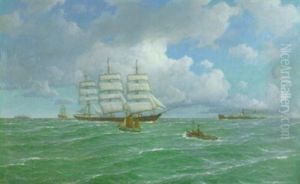 Vollschiff "dione" Der Hamburger Reederei Wachsmuth & Krogmann by Carl Wilhelm Hugo Schnars-Alquist