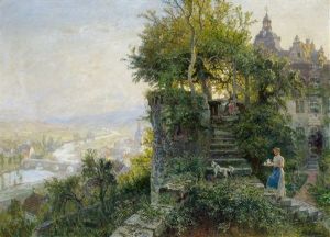 Sommerabend An Der Mosel by Hermann Schnee