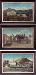 Der Residenzplatz, Salzburg (+ 2 Others; 3 Works)