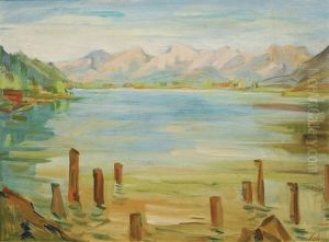 Near Zell Am See by Hugo Ernst Schnegg