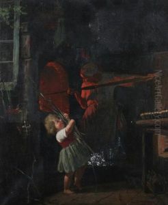 Tending The Brick Oven