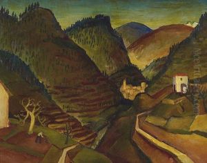 Sudliche Landschaft Ii by Carlos (Karl Heinrich) Schneider