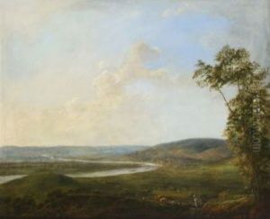Der Main Bei Aschaffenburg by Johann Caspar Schneider