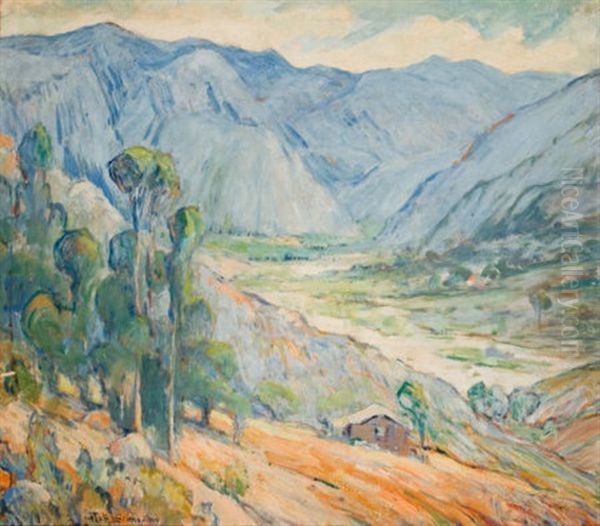 Mountain Valley With House - view 1