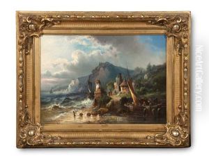 Kustenlandschaft by Wilhelm Heinrich Schneider