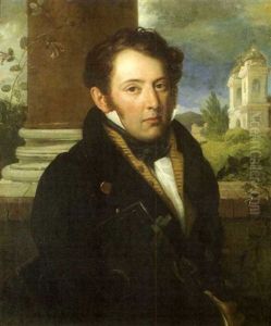 Portrait De Monsieur Destouches by Jean-Victor Schnetz